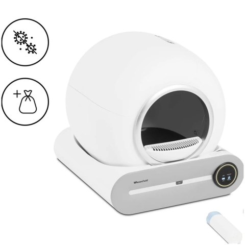 Kuweta dla kota samoczyszcząca ze sterylizacją plazmową sterowana aplikacją Kuweta dla kota samoczyszcząca ze sterylizacją plazmową sterowana aplikacją