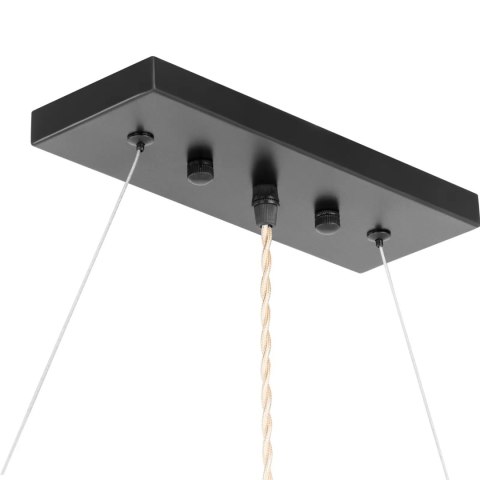 Lampa sufitowa wisząca LOFT 6 punktowa E27 - drewniana belka Lampa sufitowa wisząca LOFT 6 punktowa E27 - drewniana belka