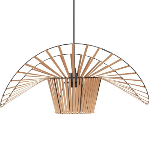 Lampa sufitowa wisząca boho 1 punktowa E27 - kapelusz Lampa sufitowa wisząca boho 1 punktowa E27 - kapelusz