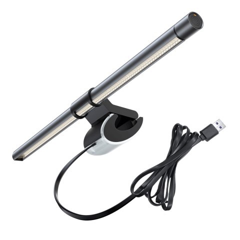 Lampka LED na ekran monitor komputera z podświetleniem tylnym 2700K-6500K szara Lampka LED na ekran monitor komputera z podświetleniem tylnym 2700K-6500K szara