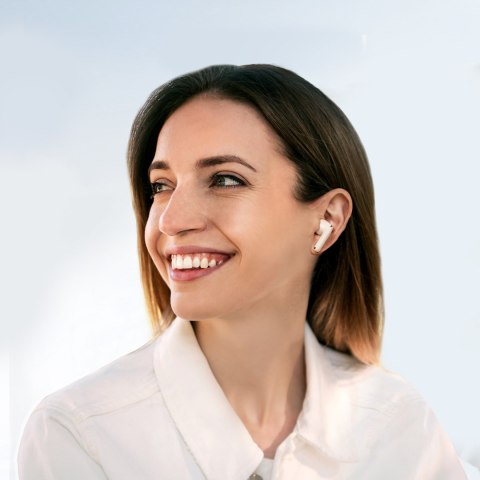 Słuchawki bezprzewodowe TWS Funpods Series JR-FB1 Bluetooth 5.3 beżowe Słuchawki bezprzewodowe TWS Funpods Series JR-FB1 Bluetooth 5.3 beżowe