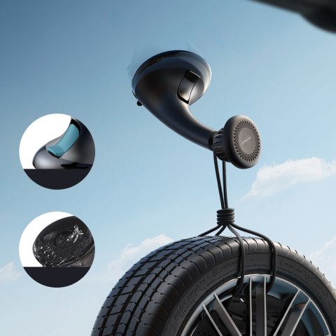 Uchwyt magnetyczny samochodowy uniwersalny do telefonu na kokpit szybę czarny Uchwyt magnetyczny samochodowy uniwersalny do telefonu na kokpit szybę czarny