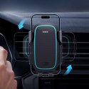 Uchwyt samochodowy na kratkę nawiewu z ładowarką indukcyjną 15W czarny Uchwyt samochodowy na kratkę nawiewu z ładowarką indukcyjną 15W czarny