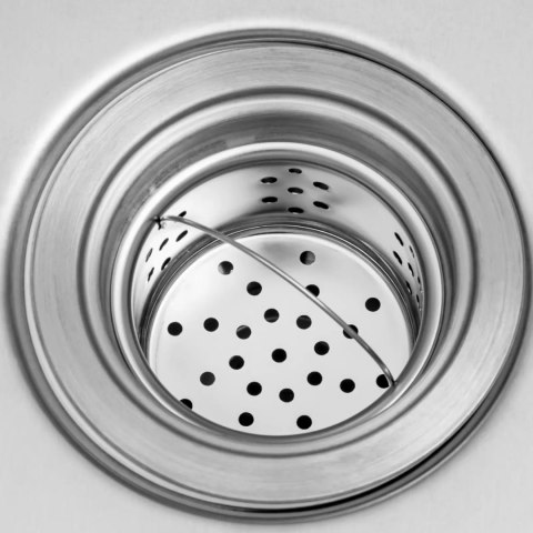 Zlew basen dwukomorowy z ociekaczem półką i rantem 140 x 70 x 97 cm Zlew basen dwukomorowy z ociekaczem półką i rantem 140 x 70 x 97 cm