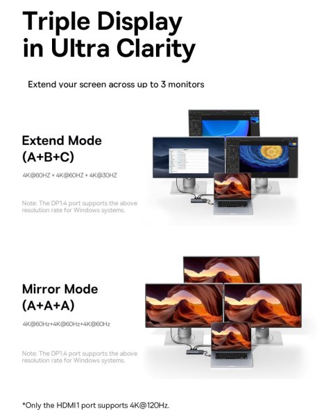 11w1 HUB Adapter USB-C USB-A / PD / HDMI / DP / RJ-45 / SD / TF czarny 11w1 HUB Adapter USB-C USB-A / PD / HDMI / DP / RJ-45 / SD / TF czarny