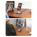 2w1 Stacja ładująca 20W i podstawka magnetyczna MagSafe Qi USB-C czarna 2w1 Stacja ładująca 20W i podstawka magnetyczna MagSafe Qi USB-C czarna