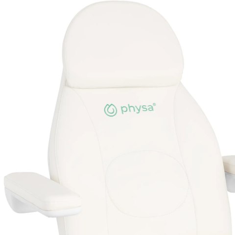 Fotel i krzesło kosmetyczne do masażu tatuażu spa 350 W białe - zestaw Fotel i krzesło kosmetyczne do masażu tatuażu spa 350 W białe - zestaw