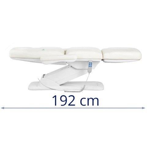 Fotel kosmetyczny do masażu tatuażu SPA 150 kg BITONTO - biały Fotel kosmetyczny do masażu tatuażu SPA 150 kg BITONTO - biały