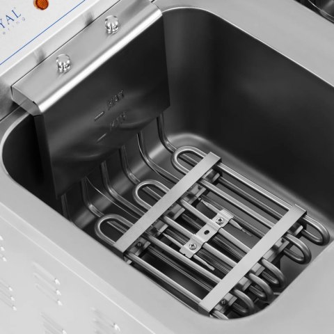 Frytownica elektryczna podwójna wolnostojąca z szafką 400 V 10000 W 26 l Frytownica elektryczna podwójna wolnostojąca z szafką 400 V 10000 W 26 l