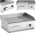 Grill elektryczny płyta grillowa gładka ryflowana 548 x 350 mm 3000 W Grill elektryczny płyta grillowa gładka ryflowana 548 x 350 mm 3000 W