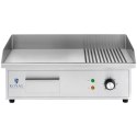 Grill elektryczny płyta grillowa gładka ryflowana 548 x 350 mm 3000 W Grill elektryczny płyta grillowa gładka ryflowana 548 x 350 mm 3000 W