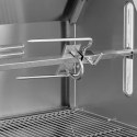 Grill węglowy z rożnem obrotowym elektrycznym do pieczenia prosiaka 18 W 40 kg 138 cm Grill węglowy z rożnem obrotowym elektrycznym do pieczenia prosiaka 18 W 40 kg 138 cm
