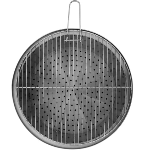 Palenisko ogrodowe z rusztem grillowym stalowe 50 x 50 x 45 cm Palenisko ogrodowe z rusztem grillowym stalowe 50 x 50 x 45 cm