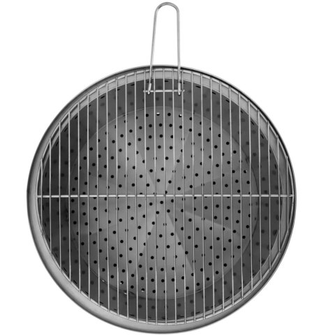 Palenisko ogrodowe z rusztem grillowym stalowe 55 x 55 x 48 cm Palenisko ogrodowe z rusztem grillowym stalowe 55 x 55 x 48 cm