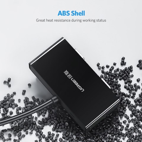 Rozdzielacz ekranów monitorów adapter Video VGA - 2x VGA czarny Rozdzielacz ekranów monitorów adapter Video VGA - 2x VGA czarny