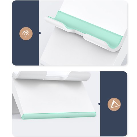 Składana podstawka na telefon tablet z regulacją wysokości biała Składana podstawka na telefon tablet z regulacją wysokości biała