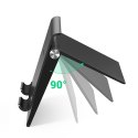 Składana podstawka na telefon tablet z regulacją wysokości czarna Składana podstawka na telefon tablet z regulacją wysokości czarna