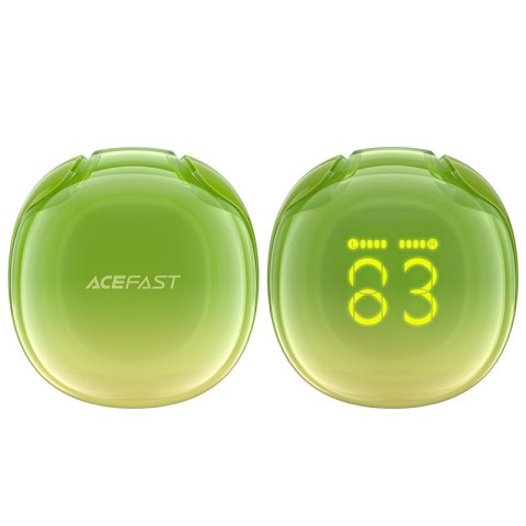 Słuchawki bezprzewodowe T9 Bluetooth 5.3 douszne USB-C zielone Słuchawki bezprzewodowe T9 Bluetooth 5.3 douszne USB-C zielone