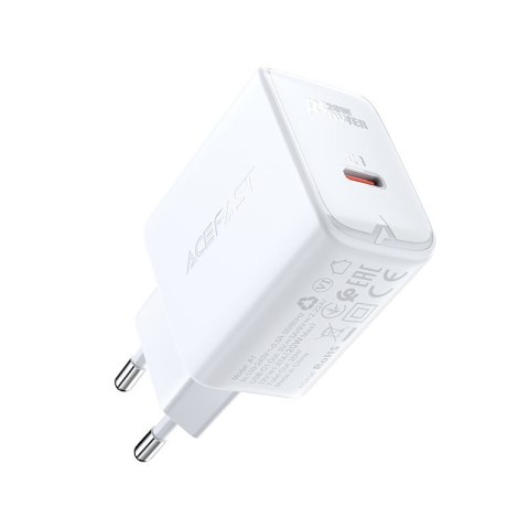Szybka ładowarka sieciowa USB-C 20W Power Delivery biały Szybka ładowarka sieciowa USB-C 20W Power Delivery biały