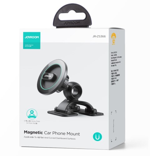 Uchwyt magnetyczny do telefonu na kokpit deskę rozdzielczą czarny Uchwyt magnetyczny do telefonu na kokpit deskę rozdzielczą czarny