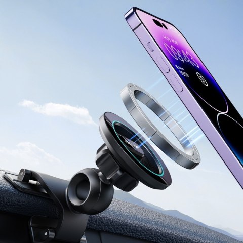 Uchwyt magnetyczny do telefonu na kokpit deskę rozdzielczą czarny Uchwyt magnetyczny do telefonu na kokpit deskę rozdzielczą czarny