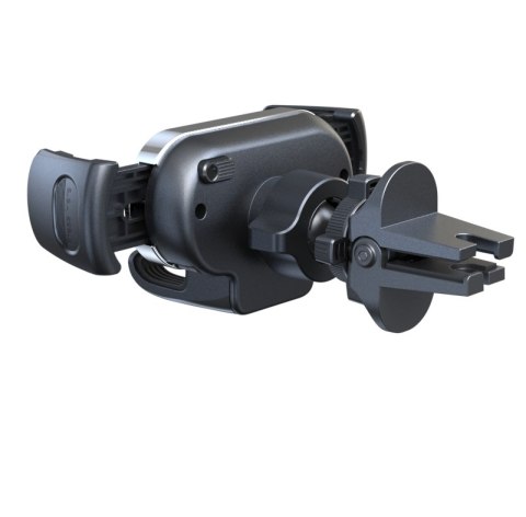 Uchwyt zaciskowy do telefonu na kratkę nawiewu srebrny Uchwyt zaciskowy do telefonu na kratkę nawiewu srebrny