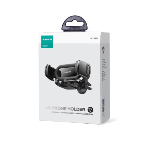 Uchwyt zaciskowy do telefonu na kratkę nawiewu srebrny Uchwyt zaciskowy do telefonu na kratkę nawiewu srebrny