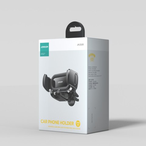 Uchwyt zaciskowy do telefonu na kratkę nawiewu srebrny Uchwyt zaciskowy do telefonu na kratkę nawiewu srebrny