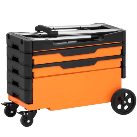 Wózek warsztatowy montażowy z regulacją wysokości 2 szuflady 69 x 38.4 x 95.7 cm Wózek warsztatowy montażowy z regulacją wysokości 2 szuflady 69 x 38.4 x 95.7 cm