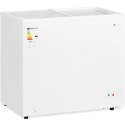 Zamrażarka skrzyniowa przeszklona z zamkiem do mrożonek lodów 200 l 217 W Zamrażarka skrzyniowa przeszklona z zamkiem do mrożonek lodów 200 l 217 W