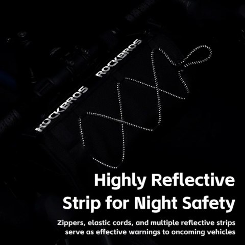 2w1 Torba rowerowa na kierownicę z paskiem na ramię 1.5L czarna 2w1 Torba rowerowa na kierownicę z paskiem na ramię 1.5L czarna