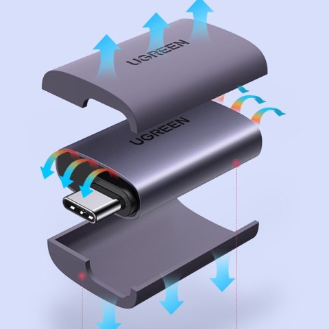 Adapter przejściówka obrazu Video USB-C na HDMI 4K szary Adapter przejściówka obrazu Video USB-C na HDMI 4K szary