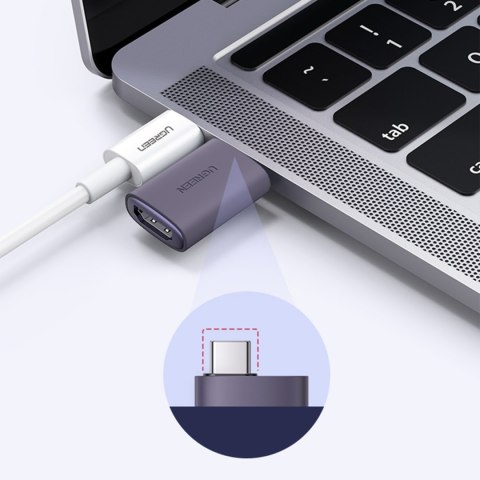 Adapter przejściówka obrazu Video USB-C na HDMI 4K szary Adapter przejściówka obrazu Video USB-C na HDMI 4K szary