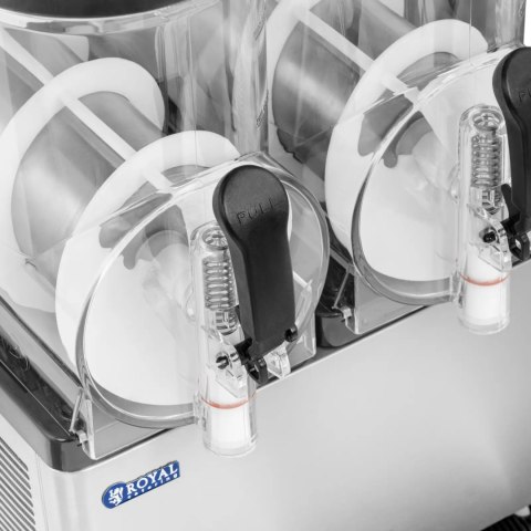 Granitor maszyna do napojów slush sorbetów podwójna LED 2 x 12 l 680 W Granitor maszyna do napojów slush sorbetów podwójna LED 2 x 12 l 680 W