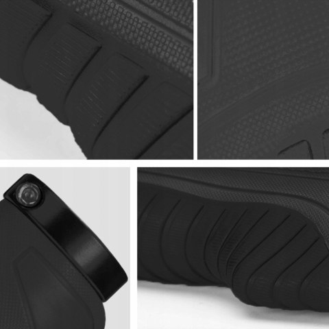 Gripy chwyty rowerowe ergonomiczne śr. 22mm czarne Gripy chwyty rowerowe ergonomiczne śr. 22mm czarne