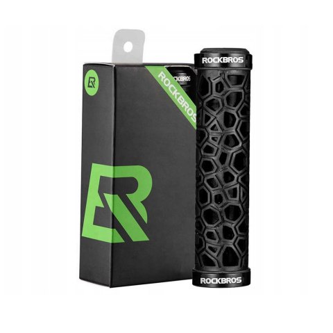 Gripy rowerowe chwyty z gumy przyczepne śr. 22mm czarne Gripy rowerowe chwyty z gumy przyczepne śr. 22mm czarne