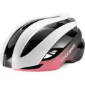 Kask rowerowy uniwersalny regulowany rozmiar M niebiesko-różowy Kask rowerowy uniwersalny regulowany rozmiar M niebiesko-różowy
