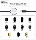 Ładowarka indukcyjna 5W do Apple Watch + kabel USB-C czarna Ładowarka indukcyjna 5W do Apple Watch + kabel USB-C czarna