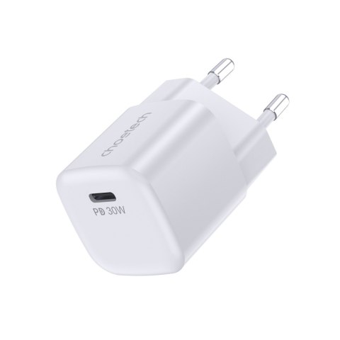Ładowarka sieciowa GaN USB-C PD 30W biała Ładowarka sieciowa GaN USB-C PD 30W biała