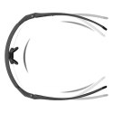 Okulary rowerowe fotochromowe z filtrami UV 400 UVA i UVB czarne Okulary rowerowe fotochromowe z filtrami UV 400 UVA i UVB czarne