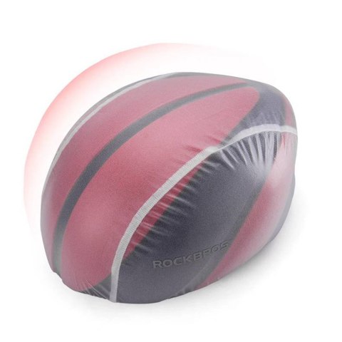 Pokrowiec przeciwdeszczowy na kask rowerowy zielony Pokrowiec przeciwdeszczowy na kask rowerowy zielony