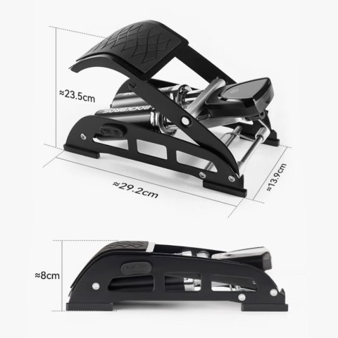 Pompka nożna rower auto motor piłka z wyświetlaczem 11 bar - czarna Pompka nożna rower auto motor piłka z wyświetlaczem 11 bar - czarna