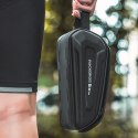 Torba rowerowa na ramę z pokrowcem na telefon wodoodporna czarna Torba rowerowa na ramę z pokrowcem na telefon wodoodporna czarna