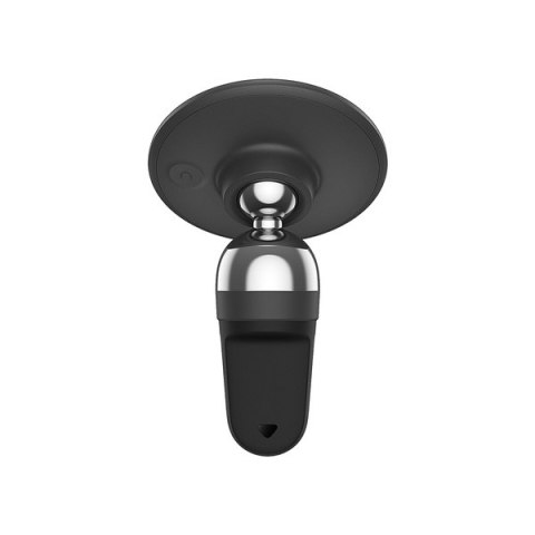 Uchwyt samochodowy na telefon magnetyczny na kratkę nawiewu czarny Uchwyt samochodowy na telefon magnetyczny na kratkę nawiewu czarny