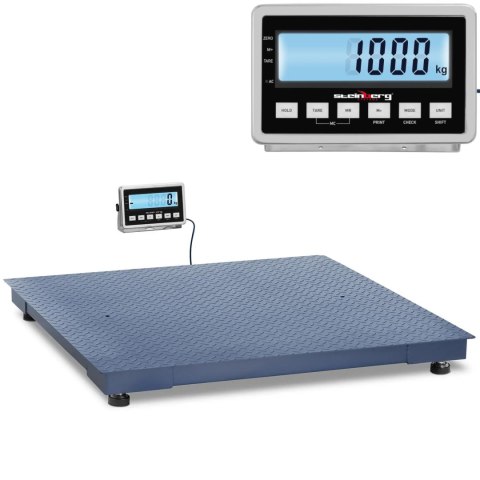 Waga platformowa magazynowa LCD 120 x 120 cm 1000 kg / 0.2 kg Waga platformowa magazynowa LCD 120 x 120 cm 1000 kg / 0.2 kg