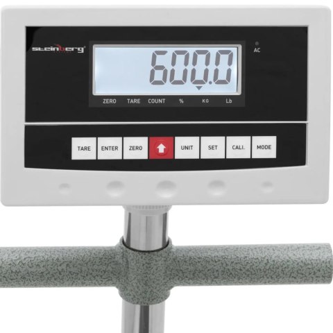 Waga platformowa magazynowa kontrolna 50 x 60 cm 600 kg / 0.1 kg Waga platformowa magazynowa kontrolna 50 x 60 cm 600 kg / 0.1 kg
