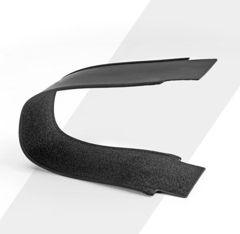 Wodoodporna torba rowerowa mocowana na rzepy pod ramę 3L czarna Wodoodporna torba rowerowa mocowana na rzepy pod ramę 3L czarna