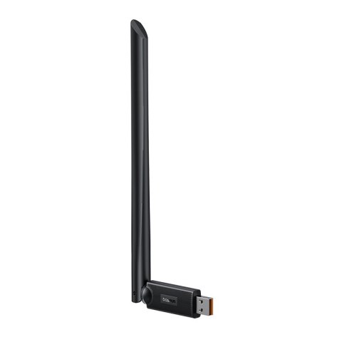 Zewnętrzna karta sieciowa USB WiFi 2.4GHz 150Mb/s z anteną 6dBi czarna Zewnętrzna karta sieciowa USB WiFi 2.4GHz 150Mb/s z anteną 6dBi czarna