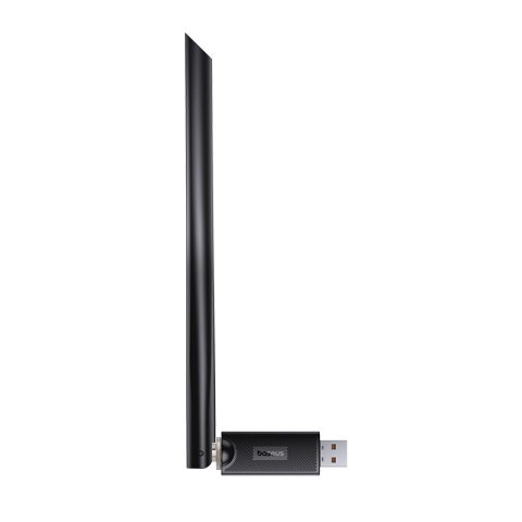 Zewnętrzna karta sieciowa USB WiFi 2.4GHz 300Mb/s z anteną 6dBi czarna Zewnętrzna karta sieciowa USB WiFi 2.4GHz 300Mb/s z anteną 6dBi czarna