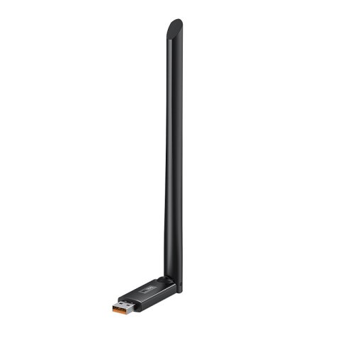 Zewnętrzna karta sieciowa USB WiFi 2.4GHz 300Mb/s z anteną 6dBi czarna Zewnętrzna karta sieciowa USB WiFi 2.4GHz 300Mb/s z anteną 6dBi czarna